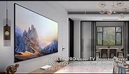 Laser TV Projector Screen 100 to 150 inch ALR Fixed Frame Screen Ultra-Short-Throw Projectors