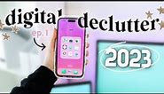 DECLUTTER YOUR PHONE for 2023 ✨ 7 secrets to an organized & minimal phone!