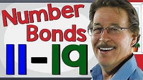 Number Bonds 11-19 | Math Song for Kids | Jack Hartmann