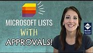 How to take advantage of the new Microsoft list templates for easier approvals