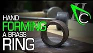 Hand Forming a Brass Ring