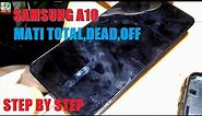 Step by step Servis hp Samsung A10 mati total,matot,off,teknisi KsH PHoNe