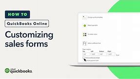 How to customize sales forms in QuickBooks Online