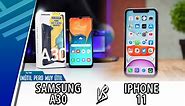 Samsung A30 VS IPhone 11 | Enfrentamiento Inútil Pero Muy Útil | Top Pulso