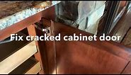 How to fix broken cabinet door