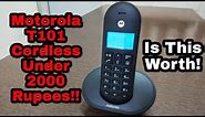 Motorola T101 Cordless Landline Phone Unboxing & Quick Overview Review