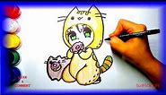 How to draw Chibi Cat girl