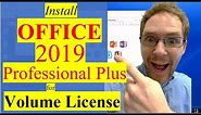 [HOW-TO] Install OFFICE 2019 PROFESSIONAL PLUS when using VOLUME LICENSE Product Key