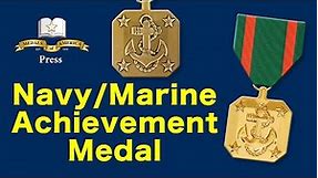 Navy & Marine Corps Achievement Medal (NAM), USN and USMC Achievement Medal and Miniature Medal.