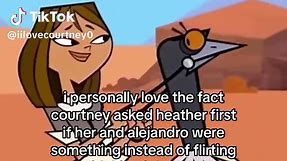 shes so real for that (gwen could never) #iilovecourtney0 #totaldrama #totaldramaisland #courtneytdi #heathertdi #boyfriendkisser