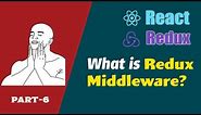 Redux Middleware Example Tutorial | React Redux Series Part 6