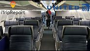 NEW INTERIOR United 737-800NG NEXT First Class Trip Report