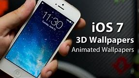 iOS 7 - 3D Panoramic & Animated Wallpapers On iPhone 5 (Parallax Effect)