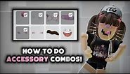 How To Wear 2 Or More FACE ACCESSORIES On Roblox! Combos / Roblox Mobile