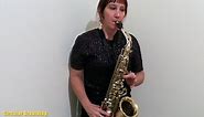 Katia Beaugeais - How to Circular Breathe on Saxophone: Video 3 Steps 6 - 8