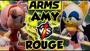 ABM: Amy Rose Vs Rouge The Bat !! ARMS BATTLE GAMEPLAY !! HD