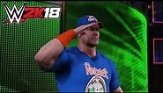 WWE 2K18 - John Cena (Entrance, Signature, Finisher)