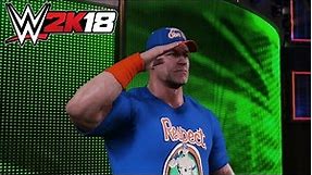 WWE 2K18 - John Cena (Entrance, Signature, Finisher)