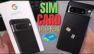 Pixel 8 Pro SIM Card Installation