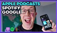 How To Get A Podcast On APPLE PODCASTS (iTunes) and SPOTIFY