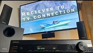 How to Connect TV to Receiver ( With and Without HDMI and RCA ) Onkyo Receiver Install