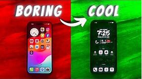 ULTIMATE iPhone Home Screen Customization IOS 17