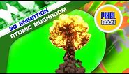 Green Screen Bomb Explosion Atomic Mushroom - Footage PixelBoom