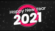 Happy New Year Banner Animation | Twinkling Star Background Animation Effects using CSS & Javascript