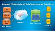 Data Lake VS Data Warehouse VS Data Marts | CodeLearnX