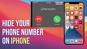 How To Hide Your Phone Number On iPhone? How To Make Anonymous Calls!