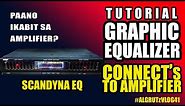 How to connect or set-up the audio graphic equalizer to amplifier?