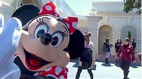 Minnie has appeared with polka dot costume (Tokyo Disneyland)