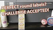 Print PERFECT round labels - with LX910e Color Label Printer