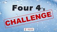 Four 4's Challenge - RETHINK Math Teacher