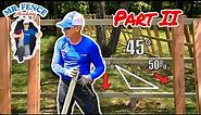 How to Build a Gate on a Wood Fence | Gate Bracing Pt.2