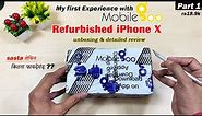 Refurbished iPhone X from Mobilegoo🤔 | Unboxing & Detailed review