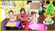 Christmas Morning 2017 Opening Presents with Ryan ToysReview