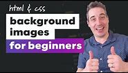 Background images with HTML & CSS