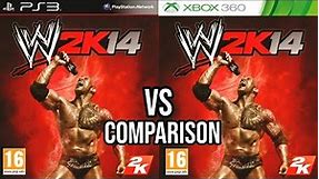 WWE 2k14 PS3 Vs Xbox 360
