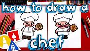 How To Draw A Cartoon Chef
