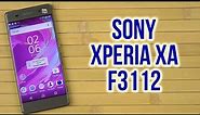 Распаковка Sony Xperia XA Dual (F3112) Black