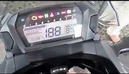 Honda NC750x 's dashboard