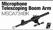 TAMA Microphone Telescoping Boom Arm with Clamp - MSCA734BK