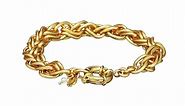 Lucky Brand Gold Chain Link Bracelet, Gold,