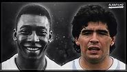 Pelé vs Maradona - Legendary Skills & Goals - HQ