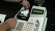 How to change the paper till rolls on the Sharp XE-A301 cash register tills epos