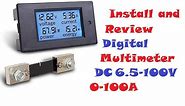 How to Monitor RV Batteries On A Budget.Install 10€ Digital Multimeter Voltage Amperage Power Energy