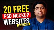 20 Best Free PSD Mockup Websites for Designers