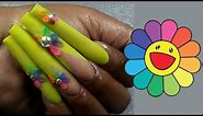 Neon Summer Nails | Acrylic nails | XXL Nails