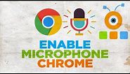 How to Enable your Microphone in Google Chrome | How to Turn On Microphone in Chrome